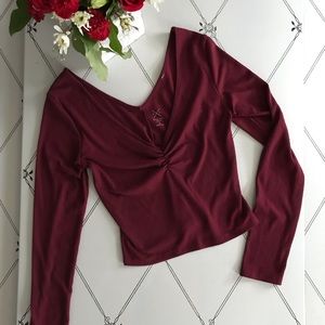 Pacsun Sleeved Crop Top